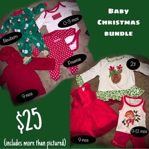 Baby clothes Christmas outfits